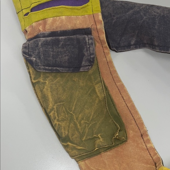 Colorful Patchwork Hobo Bag with cell phone pocket, preowned - Picture 2 of 15